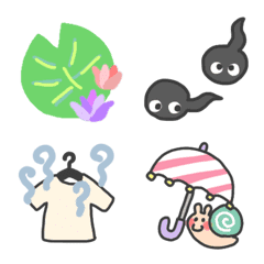 Rainy season pretty emoji