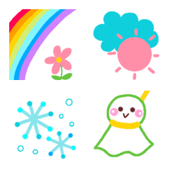 Happy & Lovely weather Emoji.