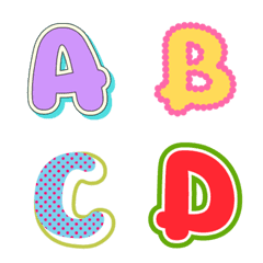 Alphabet* - Animated Emoji