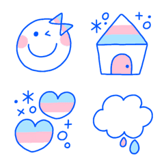 tricolore color marine emoji[Modified]