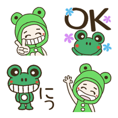 Ocyame Frog and Frog's Emoji