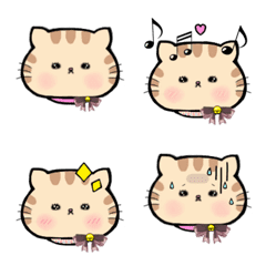 Toto -chan emoji tea tiger cat