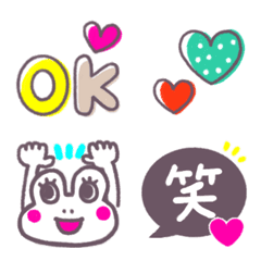 simple emoji's kaeru 2