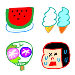 cutechan emoji 5 summer