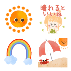 Moving Cute weather  Emoji