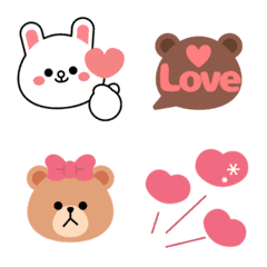 Cute BROWN & FRIENDS emoji