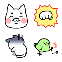 Fuku and Mame emoji