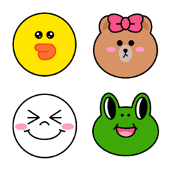 BROWN & FRIENDS friend emoji