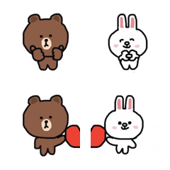 Monmoro Emoji LINE FRIENDS 01