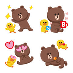 "BROWN & FRIENDS" Emoji