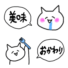 Gastronomic cat emoji