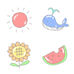 Puru puru summer Emoji