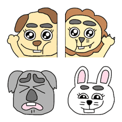 Animal emoji in dairy life
