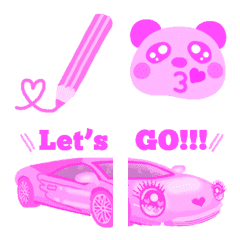 PINKY LOVERS - Animation Gyaru Emojis2 -