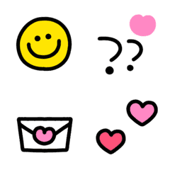 Pink heart animation emoji