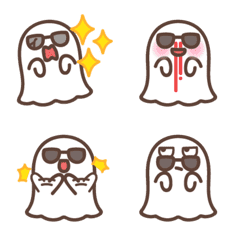 MixFlavor's Sun-Glasses Ghost emoji