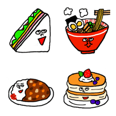 Foods emoji by nekomizu zion