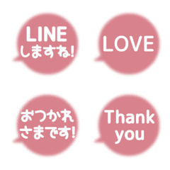 LINE FUKIDASHI CIRCLE 2 [PINK]<RESALE>