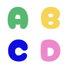 Alphabet* 2 - Animated Emoji