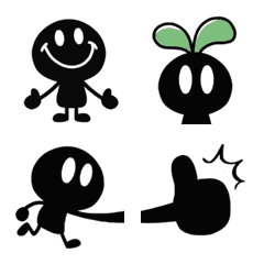 Emoji de animação humana de sombra
