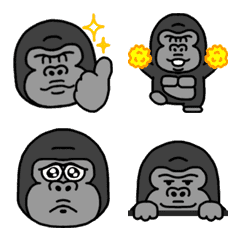 大猩猩溝通 表情符號