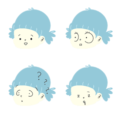 Unu-chan everyday emoji