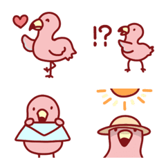 Flamingo everyday emoji