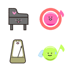Piano and musical note emoji1