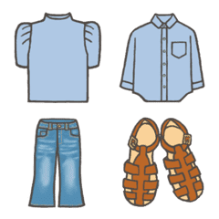 Spring and early summer fashion Emoji