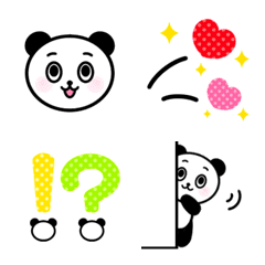 Panda's cute emoji Revised