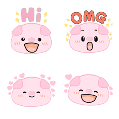 Emoji pig pinky