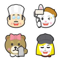 BROWN & FRIENDS various jobs emoji part2