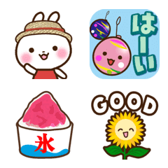 Summer big Rabbit emoji
