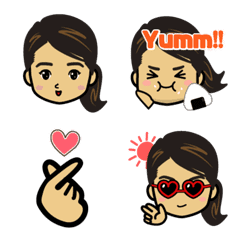 Eri's Various Expressions Emoji #1