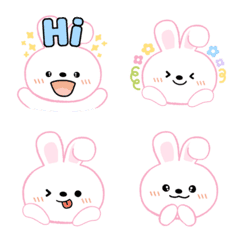 Emoji bunny blossom