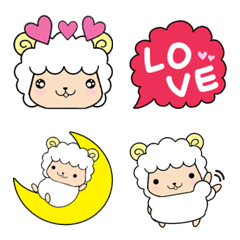 emoji of munching sheep
