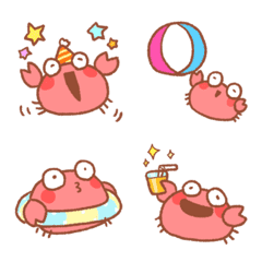 Fluffy crab emoji