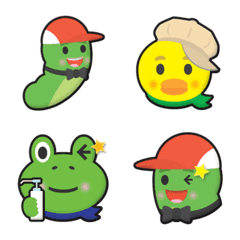 EDWARD & FRIENDS mini size trio emoji