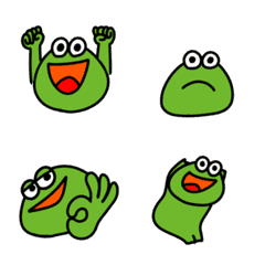 Move! Fast! pukkuri frog emoji