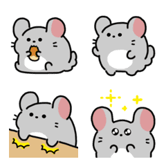 Moving chinchilla emoji