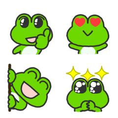 Frog moving Emoji  -1-