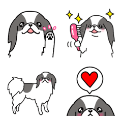 Dog Emoji Japanese Chin