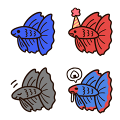 Colorful Rumble Fish emoji