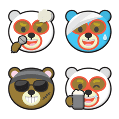 pro wrestling bear maskman emoji