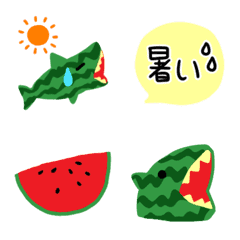 Ugoku!Shark and watermelon