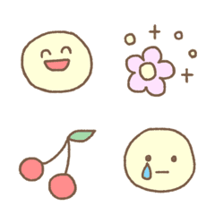 Simple, cute and casual emoji