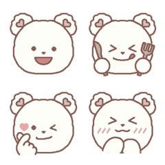 White bearz Emoji
