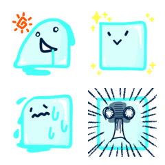 ice cube  emoji by taji