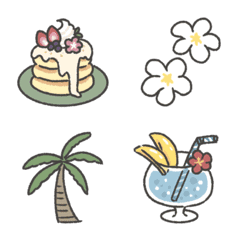 Hawaii in everlasting summer  emoji