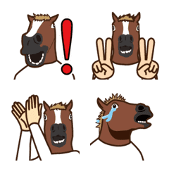 Horse moving pictogram